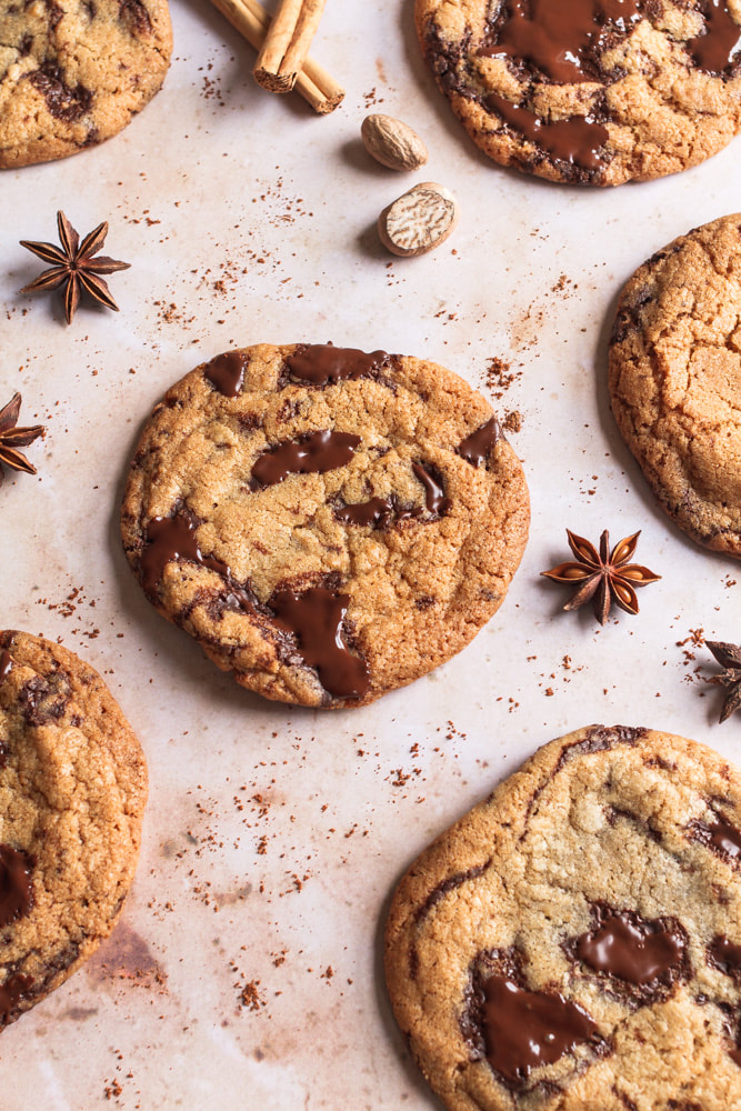A delicious recipe to make for the holidays: gingerbread chocolate chunk cookies