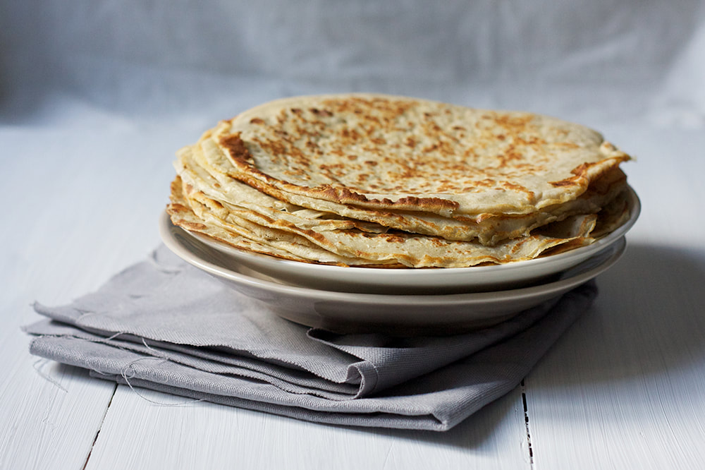 Buckwheat Crepes with Caramelised Apples Recipe
