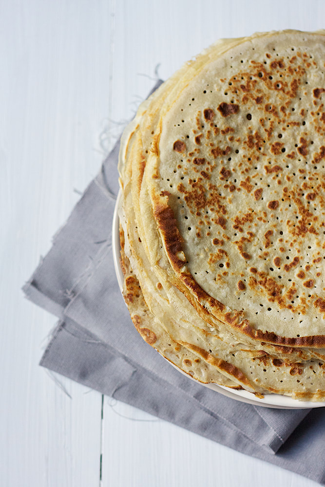 Buckwheat Crepes with Caramelised Apples Recipe