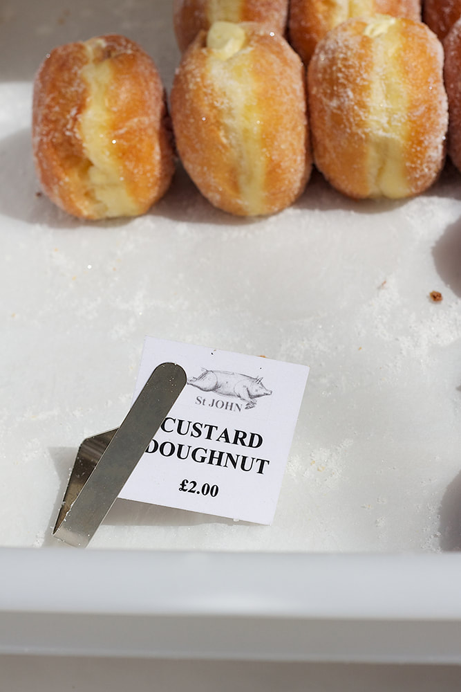 London City Guide - St John Custard Doughnut at the Maltby Street Market