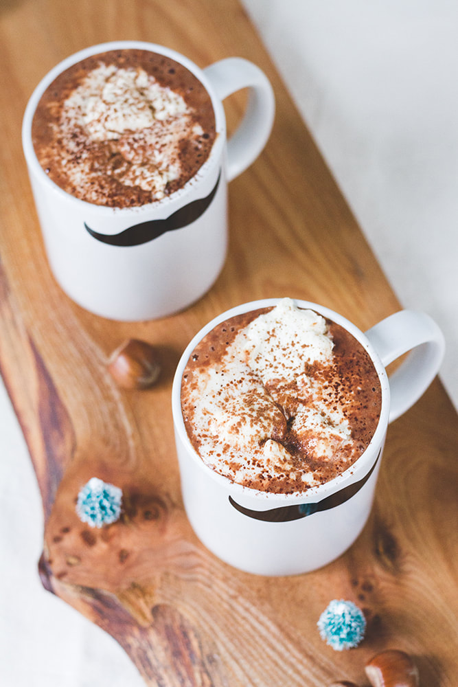 A deliciously warming winter recipe for cognac and hazelnut hot chocolate (perfect for christmas time too!)