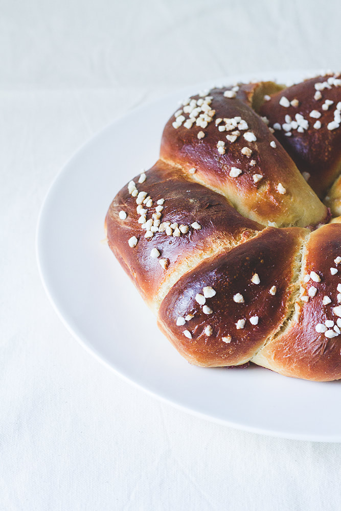 Cherry and Frangipane Challah Bread Recipe