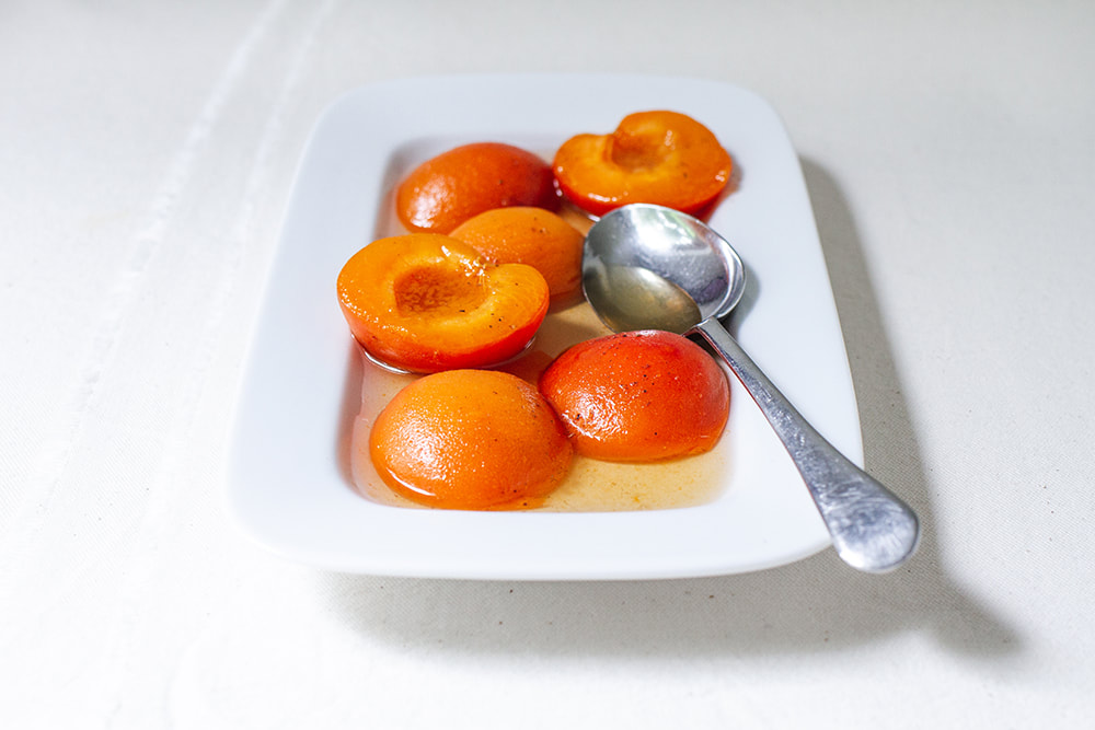 Poached Apricots and Tonka Recipe