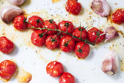 Roasted vine tomatoes recipe
