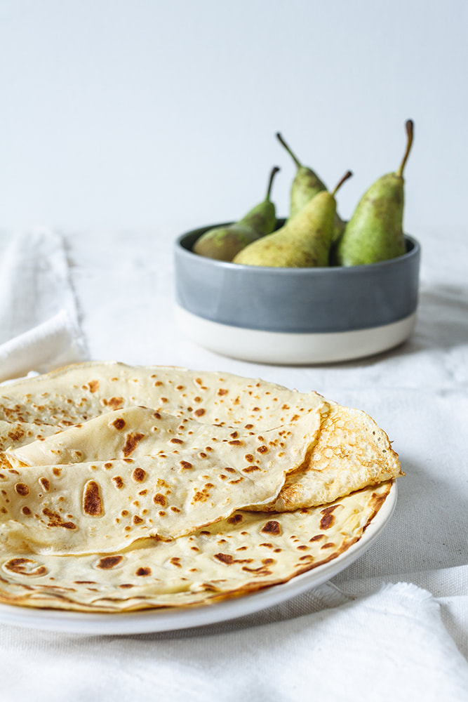 Pear and Chocolate Crepes Recipe