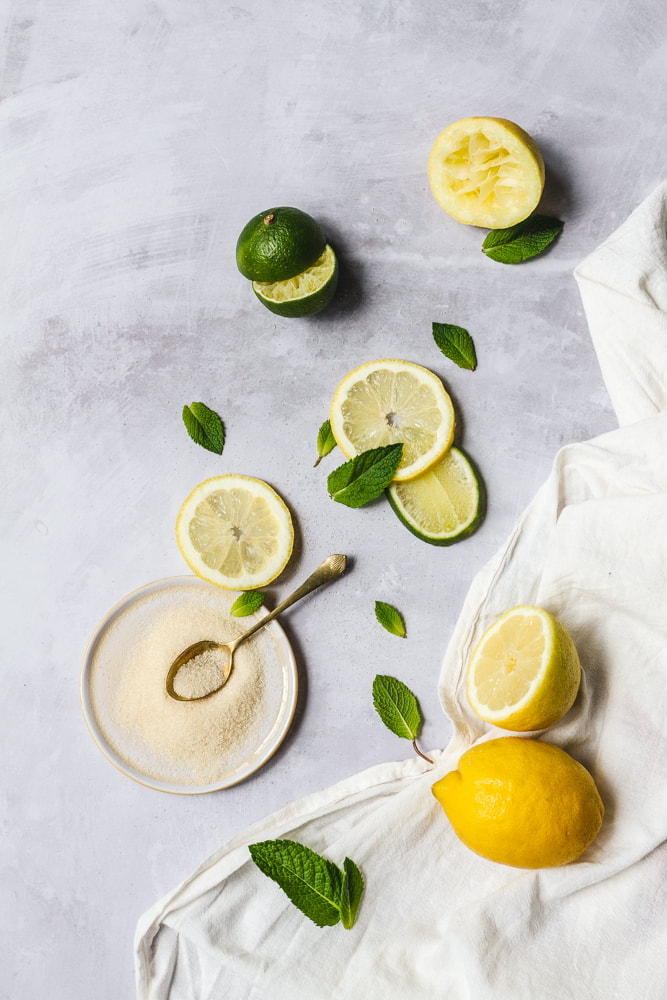 Lemon, Lime and Mint Soft Drink Recipe