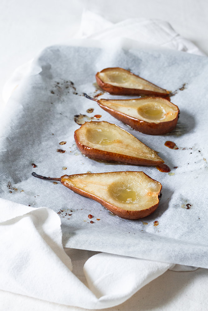 Yogurt Panna Cotta with Pears and Hazelnuts Recipe