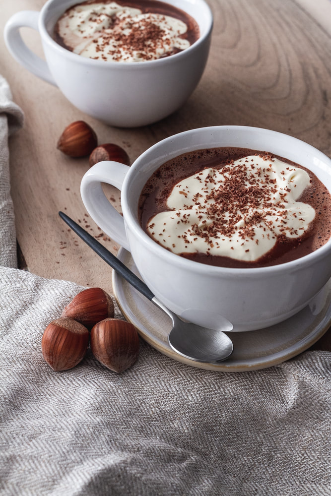 This wonderful recipe for hazelnut praline hot chocolate is perfect for indulging this Winter.