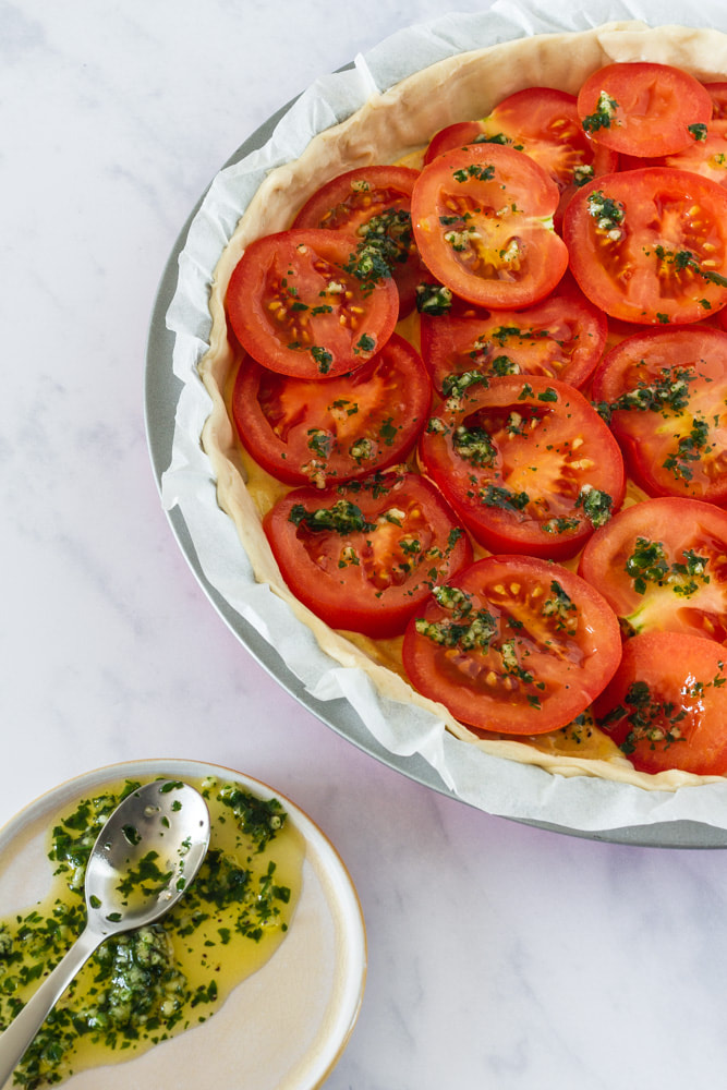 Tomato and Mustard Tart Recipe