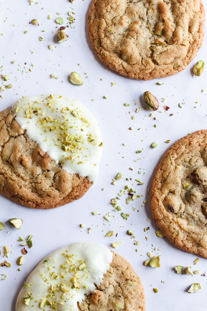 Pistachio and White Chocolate Cookies Recipe