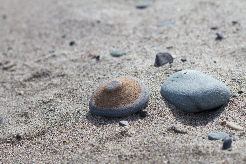 Pebbles on Killiney Beach, Ireland