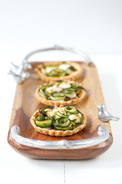Courgette and Goats Cheese Tartlets Recipe